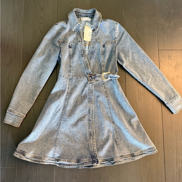 blue b Dresses & Skirts - Denim Long Sleeve Dress